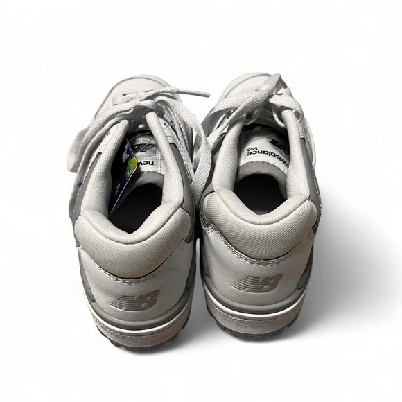 New Balance 550 White Grey Sneakers BBW550BB NWOT Women 8 Men 6.5